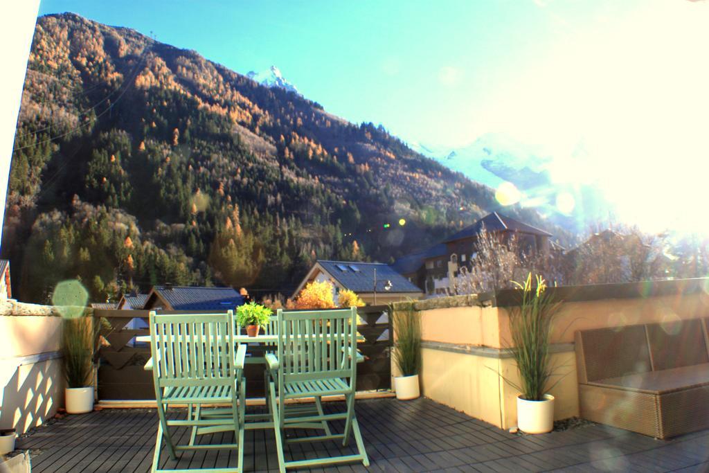 Apartment With Terrace Gentianes 1 Centre Chamonix By Aiguille Du Midi Oda fotoğraf