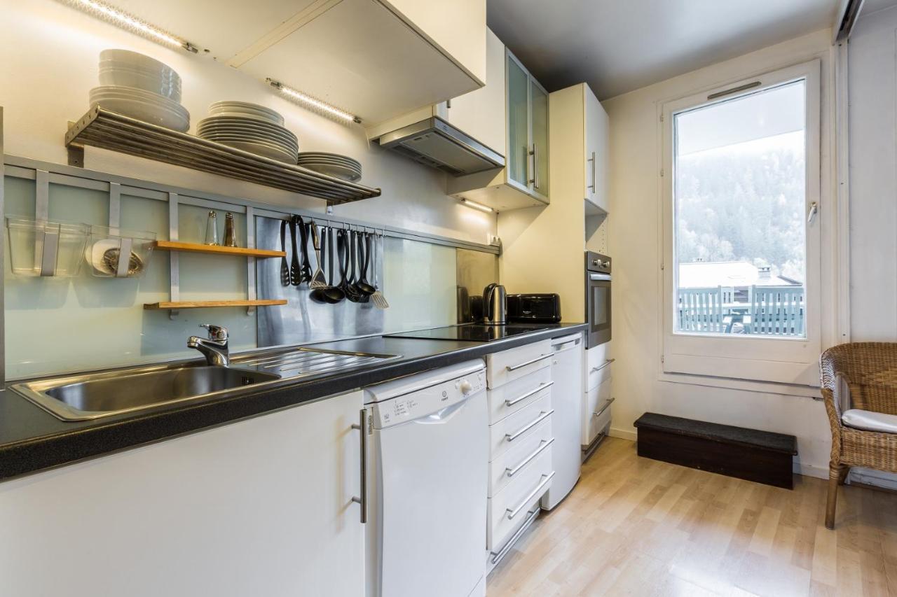 Apartment With Terrace Gentianes 1 Centre Chamonix By Aiguille Du Midi Dış mekan fotoğraf